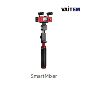 SmartMixer 스마트폰용 오디오 믹서 마이크/핸드그립 포함